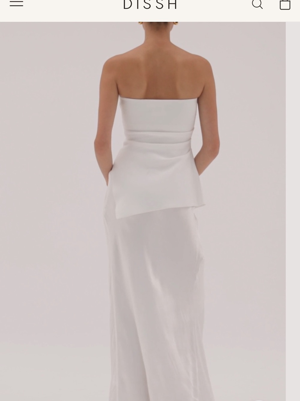 Dissh Charli silk maxi skirt